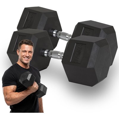 XTREXO Hex Gummihantel 37,5 kg 37,5 kg