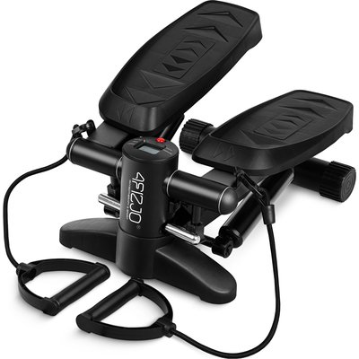 Stepper 2 in 1 mit Widerstandsbändern für Fitness Training 4FIZJO EVO