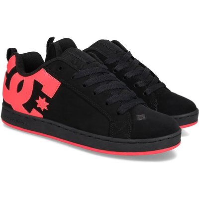 Schuhe dc-shoes schwarze Leder Sportschuhe
