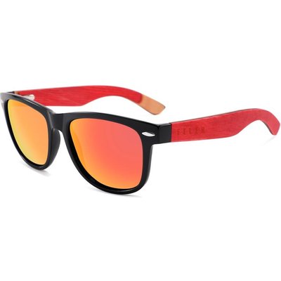 Sonnenbrille Feler 1501M-55 Polarisiert aus Holz Unisex 52 mm
