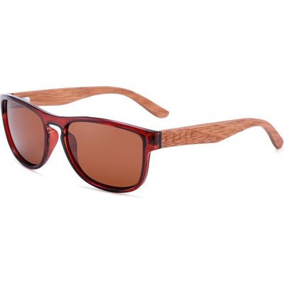 Sonnenbrille Feler 1512-2 Polarisiert aus Holz Unisex 52 mm