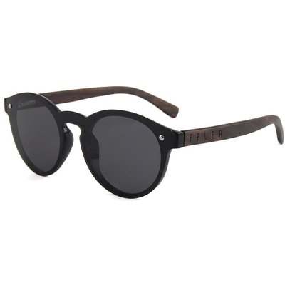 Sonnenbrille aus Holz Feler 2502-1 Unisex, Größe 55 mm