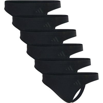 String Damen 6er Pack Stretch-Sport Active Seamless Thongs 6P