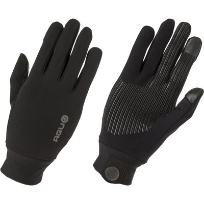 Fahrradhandschuhe Radsport Handschuhe Superstretch Silikongrip Stretch schwarz
