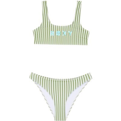 Zweiteiliges Bralette-Bikini-Set BICO ACTIVE SET Grün Mädchen 6-16