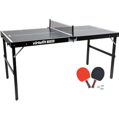 Mini-Tischtennisplatte - TT160 - Mit 2 Schlägern und 3 Bällen
