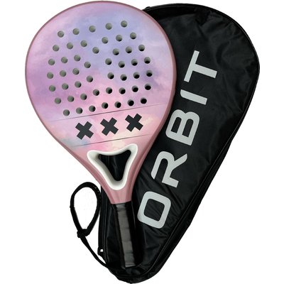 Damen Padel Schläger Leicht Kontrolle Rund 3D inkl. Hülle Jottem