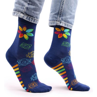 Hop Hare Bambussocken – Regenbogen-Chakren
