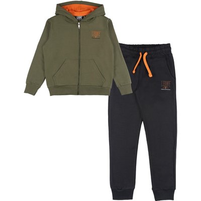 Leone 1947 Neon Kinder Winter Trainingsanzug mit Kapuze und Reißverschluss