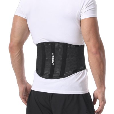 Rückenbandage Lendenwirbel – Lendenstütze mit Stäbchen – Größe L