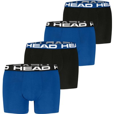 Head Herren Basic Boxer Pant Shorts Unterwäsche Unterhose 4 er Pack
