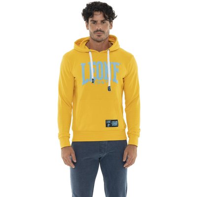 Leone Summer Vibes Herren-Sweatshirt aus nicht gebürsteter Baumwolle mit Kapuze