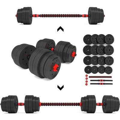 Verstellbares Hantel- und Kurzhantel-Set - 40 kg