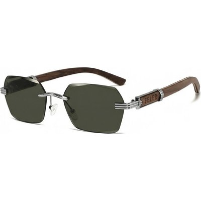 Sonnenbrille aus Holz Feler 2811-3 Unisex, Größe 54 mm
