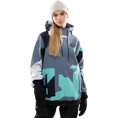 Women Winter sports 's snowboard jacket W1-W Ushuaia Turquoise