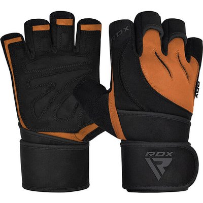 FITNESS-HANDSCHUH MICRO TAN/SCHWARZ PLUS-L