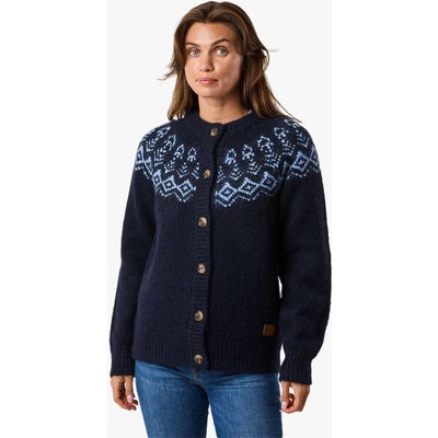 Damen Strickjacke Pullover Lofoten Wollstrick