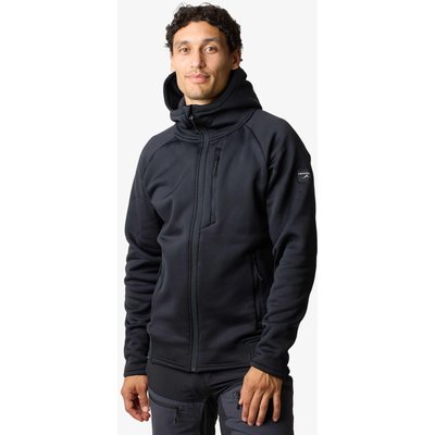 Herren Wandern Fleece Langarm Vollreißverschluss Lofoten Tech Stretch Hood