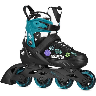 Verstellbare Kinder-Inlineskates für Freizeitfahrten Vibe Nils Extreme NA2053A
