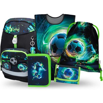 Airy Plus Fußball Schulrucksack-Set 5tlg.