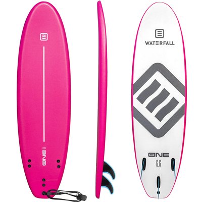Surfboard One 6'6 52L Anfänger & Fortgeschrittene Rot