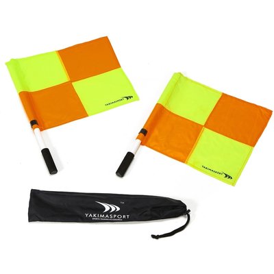 Linienrichter-Flaggen 2er-Set, rutschfeste Griffe