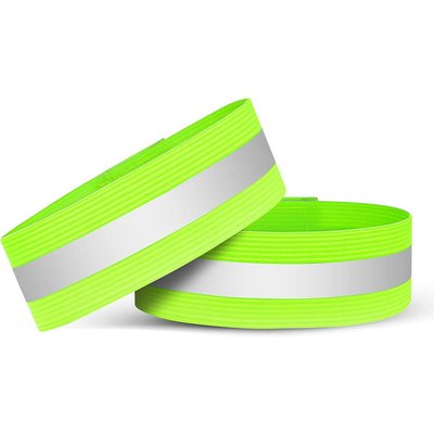 Sicherheitsband Reflektierendes Armband Laufen Radfahren Leuchtgelb 2 Stück