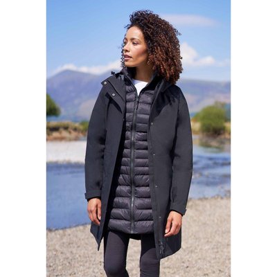 Damen Wandern 3-in-1-Jacke Lang Wasserdicht Winddicht Kapuze - Alaskan