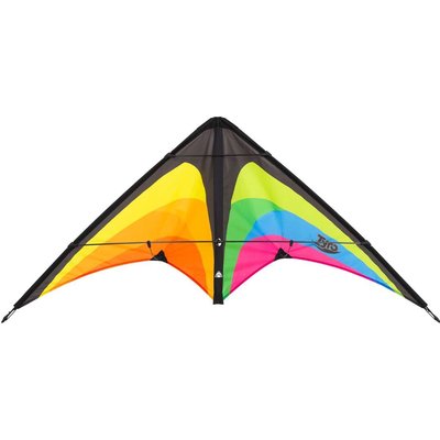 Tyro Rainbow R2F Lenkdrachen 56x120 cm inkl. 2x20 m Schnur ab 8 Jahren