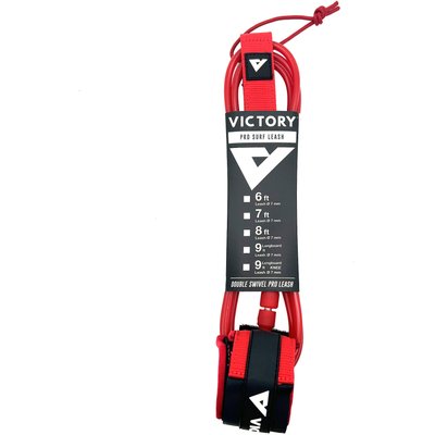 VICTORY – Surf-Leash PRO 6' – Mattrot