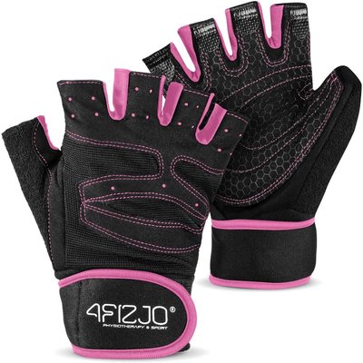 Fitnesshandschuhe Damen Rosa Trainingshandschuhe Gym Sporthandschuhe 4FIZJO
