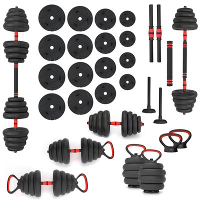 6-in-1 Krafttrainingsset - 30 kg