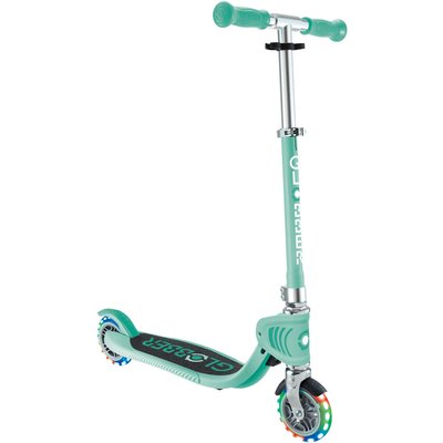 GLOBBER FLOW FOLDABLE JUNIOR LIGHTS mint, mit Leuchtrollen