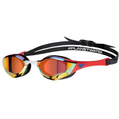 Schwimmbrille Arena Cobra Edge Swipe Mirror Gold/Rot