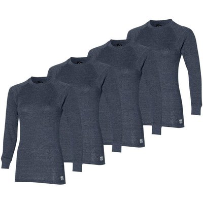Damen-Thermohemd Anthrazit 4er-Pack