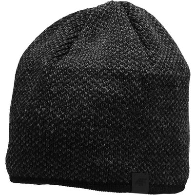 4F Beanie Herren schwarz
