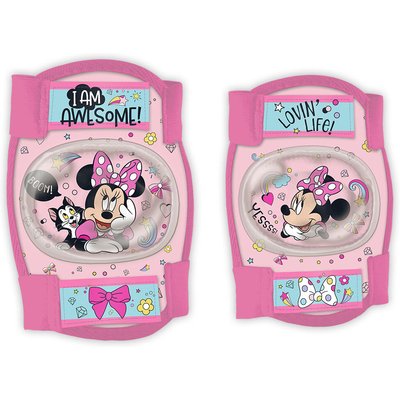Mädchen-Knie- und Ellbogenschützer Minnie Mouse, rosa