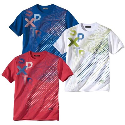 3er-Pack T-Shirts Sport Performer