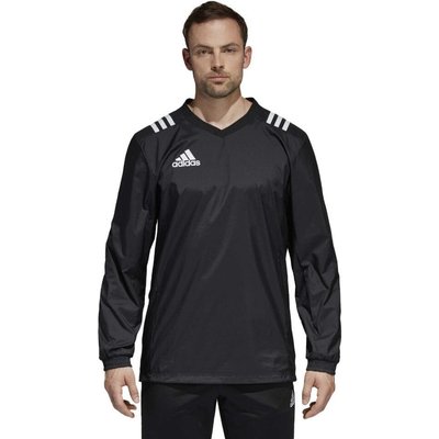 Adidas Rugby Contact Top Regen-trainingssweatshirt Schwarz
