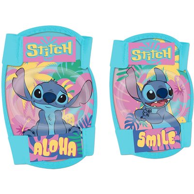 Mädchen-Knie- und Ellbogenschützer Stitch, blau