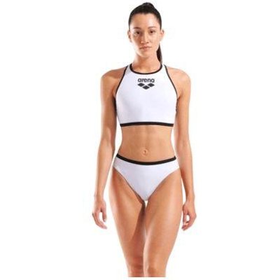 Arena Y-Line Badeanzug Weiß/Schwarz Damen