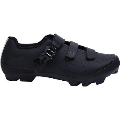 Ein Paar Neatt Basalte Expert MTB-Schuhe Schwarz