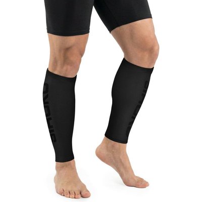 Men & Women Fitness Running compression calf sleeves Strive Black Black