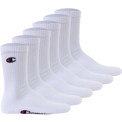 6 Paar Champion Crew Socken Gr. 35 - 46 Unisex Tennissocken U20005
