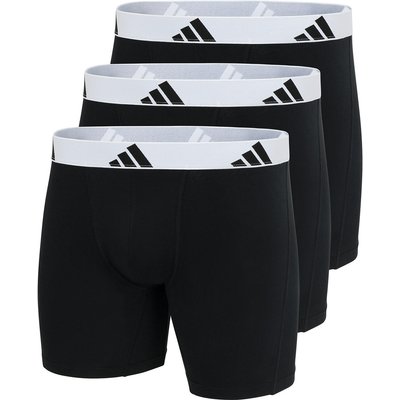 Adidas Basic Boxer Brief Men Herren Unterhose Shorts Unterwäsche 3er Pack