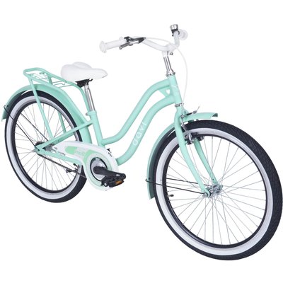 Kinder-Cityrad 24 Zoll 9-12 Jahre Davi Zilly robuster Rahmen 14" 1-Gang