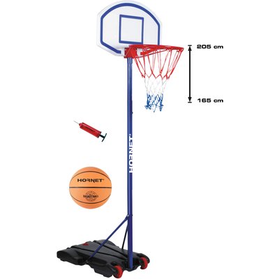 Hudora Basketballständer Hornet 71625 m. Ball u. Pumpe