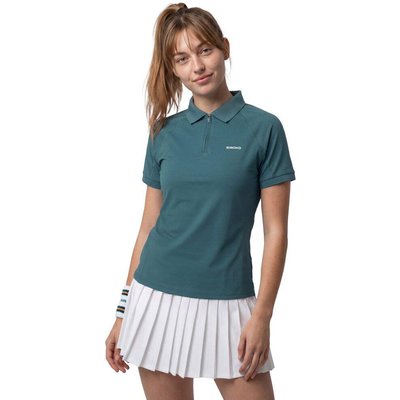 Women Tennis 's half-zip technical polo shirt Player-W Green Green