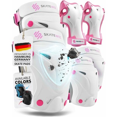 Protektoren-Set 3-er Kinder und Erwachsene Inline Skating Skateboard Schoner