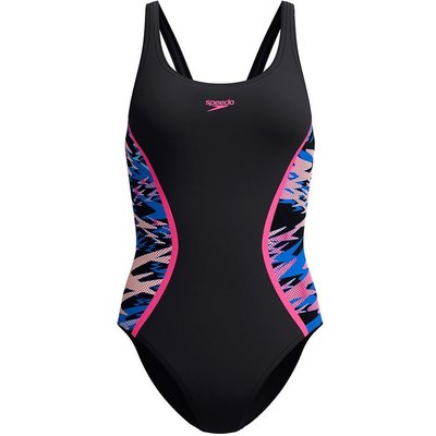 Damen Badeanzug Speedo Hyperboom Splc Msclbk